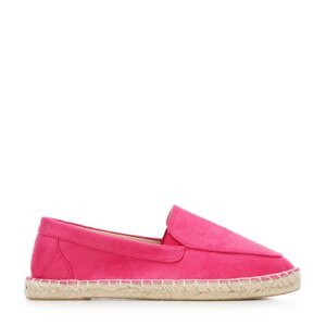 Dámske espadrilky vyrobené z ekologického semišu 96-DP-800-P