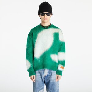 Sveter HERON PRESTON Aop Knit Crewneck Green/ White M