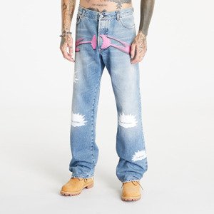 Džínsy HERON PRESTON HP Pattern Reg Denim 5 Pockets Indigo/ White 31