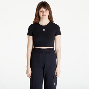 Tričko adidas Essentials Rib Tee Black XS