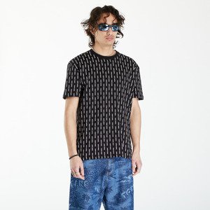 Tričko Tommy Jeans All Over Print Tape Tee Black L