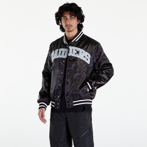 Bomber New Era Las Vegas Raiders NFL Satin Black Bomber Jacket UNISEX Black/ White L