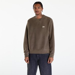 Mikina Patta Classic Washed Crewneck Sweatshirt UNISEX Morel XS