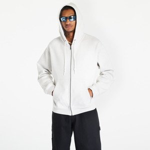 Mikina Nike Solo Swoosh Full-Zip Hoodie Birch Heather/ White XXL