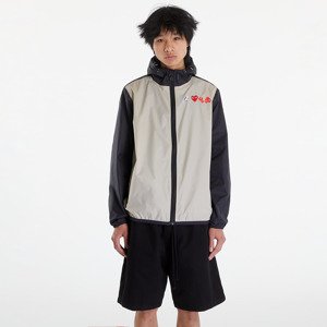 Bunda Comme des Garçons PLAY x K-Way Claude Contrast Jacket UNISEX Beige Grey/ Black L