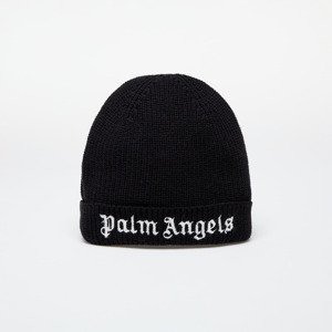 Palm Angels Kids Logo Knit Beanie Black/ White I