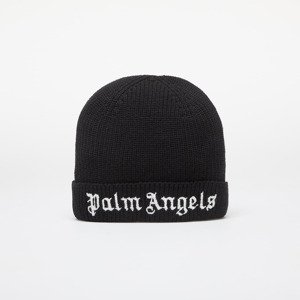 Palm Angels Kids Logo Knit Beanie Black/ White II