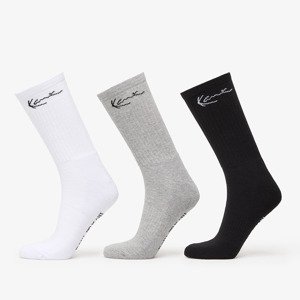 Karl Kani Signature Socks 3-Pack Black/ Grey/ White 39-42