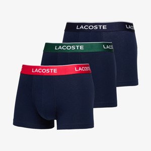 LACOSTE 3-Pack Casual Cotton Stretch Boxers Navy L