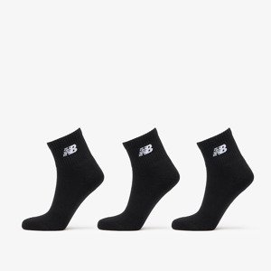 New Balance Everyday Ankle Socks 3-Pack Black M